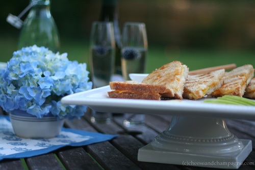 elegant grilled cheese sandwich