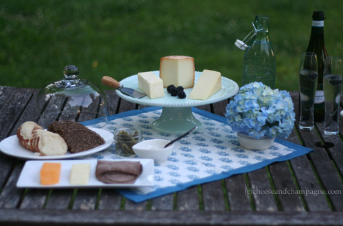 simple summer cheese party