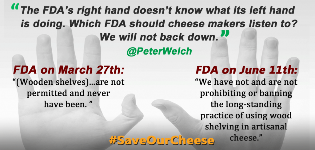 Congressman Peter Welch #SaveOurCheese