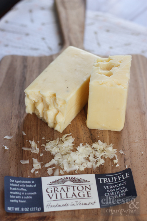 Grafton Village truffle cheddar | cheeseandchampagne.com